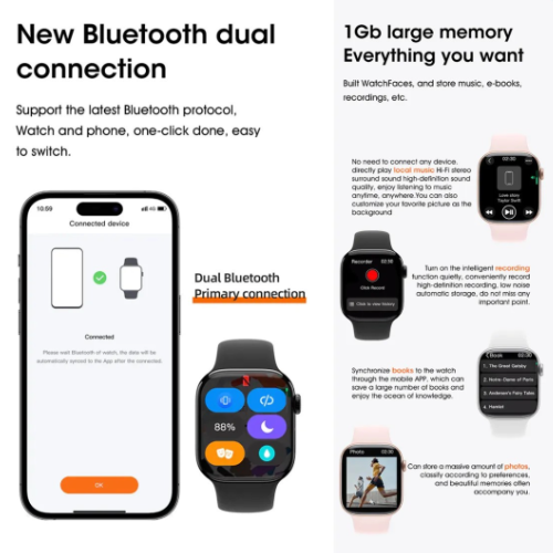 Reloj Inteligente Smartwatch 42mm 1GB AMOLED GPS ChatGPT - Image 8