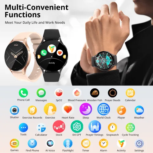 Reloj Inteligente Unisex IA ChatGPT AMOLED Llamadas Bluetooth - Image 4