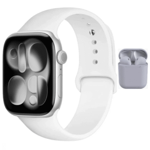 Reloj inteligente Microwear 11 pro más audífonos inalámbricos orbix