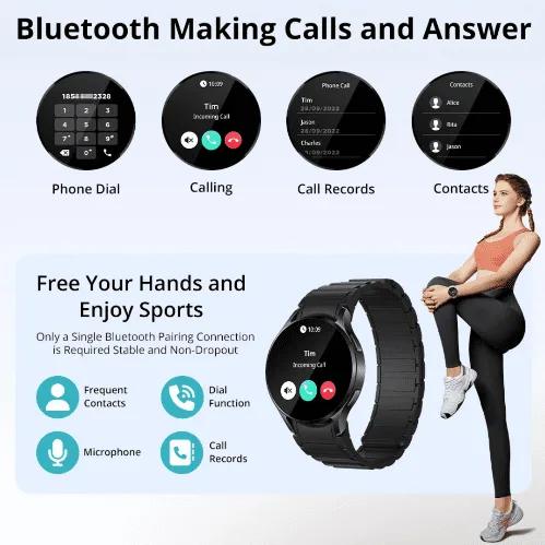 Reloj Inteligente Unisex IA ChatGPT AMOLED Llamadas Bluetooth - Image 2