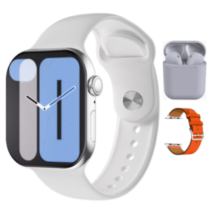 Smartwatch mini Microwear mini plata más audífonos