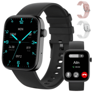 Reloj inteligente Colmi P71 negro mas 2 correas