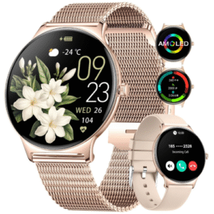 Reloj inteligente digital tactil Orbix V89 dorado