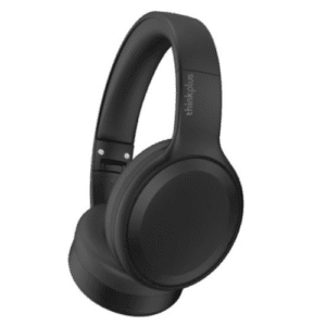 Audífonos de diadema lenovo th30 negro con micrófono