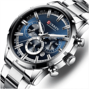 Reloj Curren Para Hombre Plata 8355