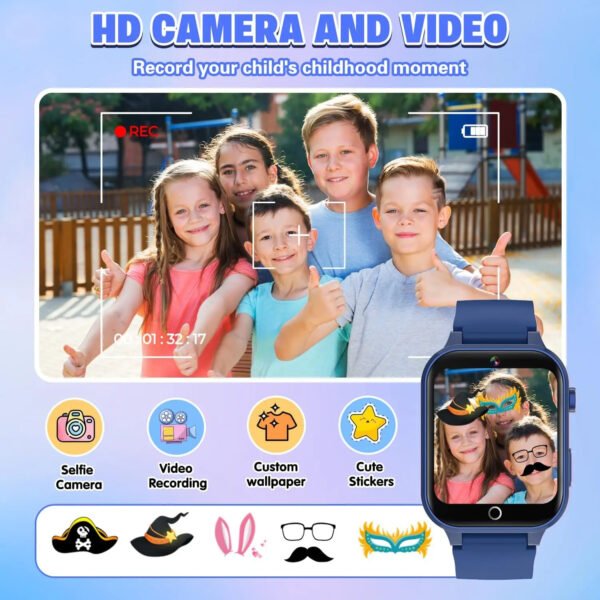 Relojes Para Niñas Inteligente Didáctico Juegos Cámara Vídeo - Image 5