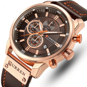 Reloj curren en cuero elegante