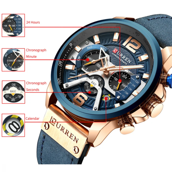 Reloj curren Colombia con movimiento cuarzo 