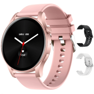 Reloj Inteligente Para Mujer Colmi V73 rosa más 2 correas