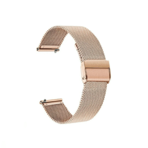 Pulsera para smartwatch 22mm metálica oro rosa