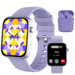 Reloj inteligente con audífonos Inalámbricos Colmi P71 lila